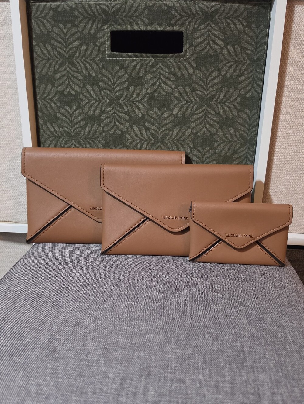 Michael Kors Jordi 3-in-1 Leather Envelope Set